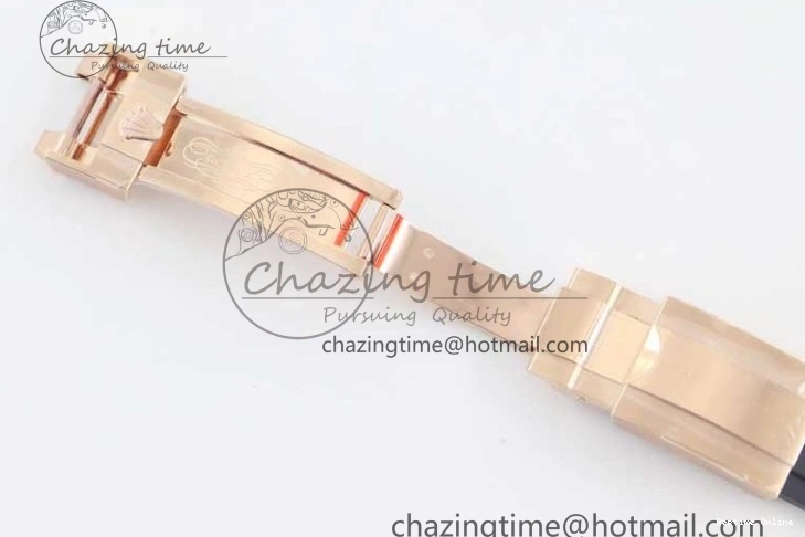 0202 WrinkleFree Daytona 116515 RG TWF 1:1 Best Edition 904L Steel RG Black Dial on Oysterflex Strap A 2417